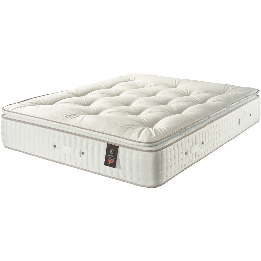 Aspire Double Natural Pillow Top Micro Spring Pocket Mattress Image 1