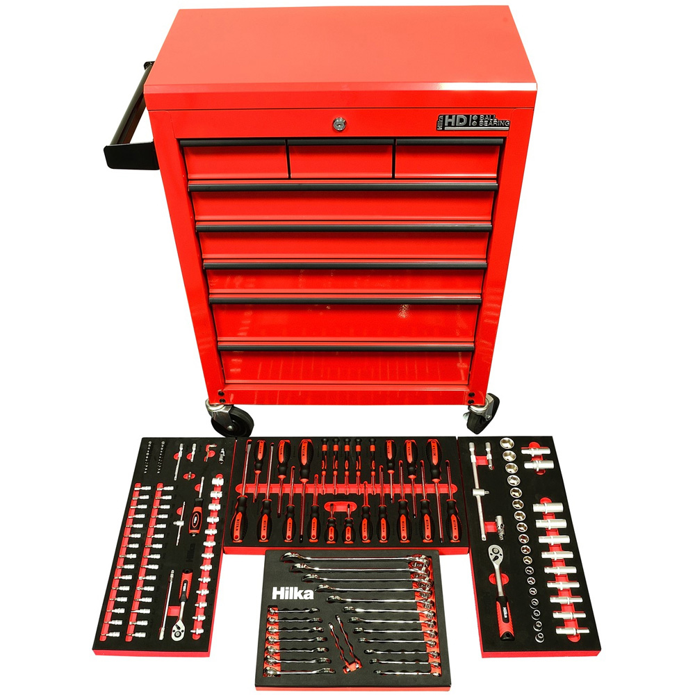 Hilka 8 Drawer Chest and Trolley with 153 Piece EVA Kit Image 3