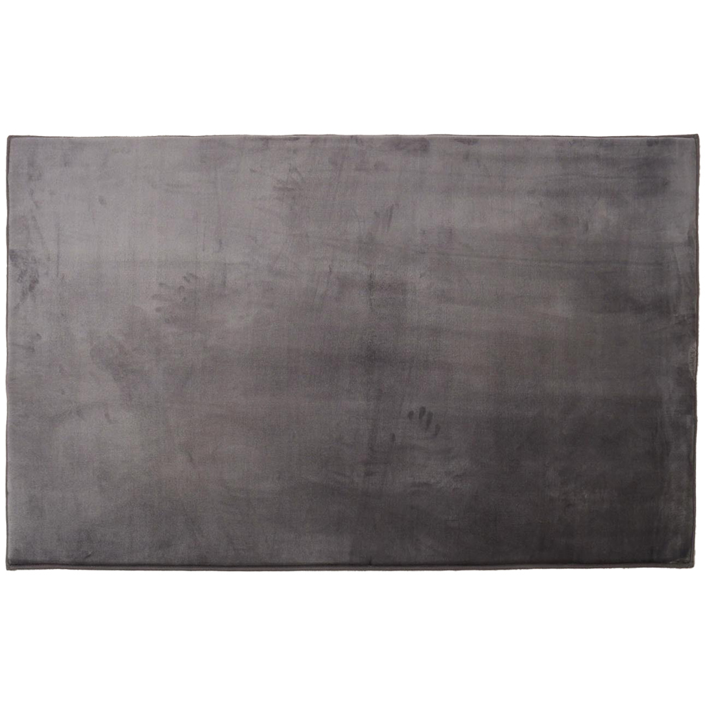 Silver Flannel Cosy Rug 160 x 110cm Image 1