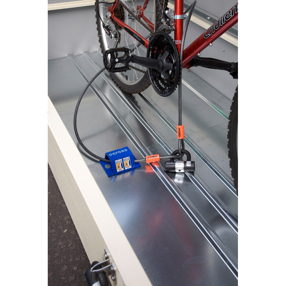 Trimetals ProtectaCycle Secure 4 x 6ft Cream Bike Storage Shed Image 5