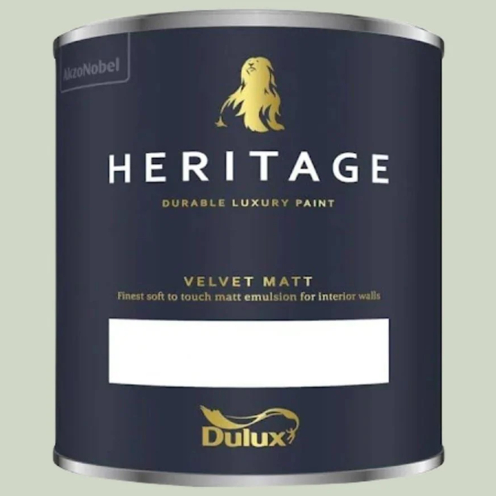 Dulux Heritage Walls and Ceilings DH Pearl Colour Velvet Matt Emulsion Paint 1L Image 2