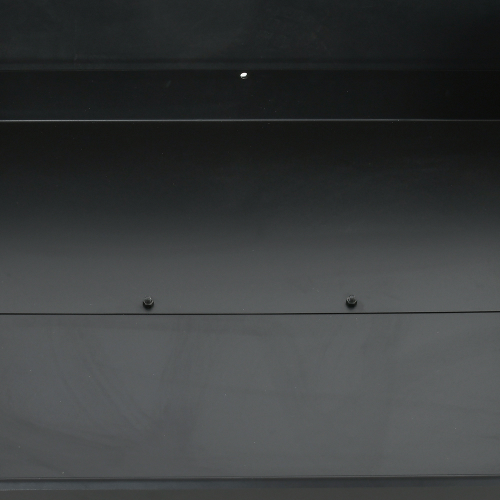 Outsunny Charcoal Barbecue Grill with Side Table and Storage Shelf Image 3