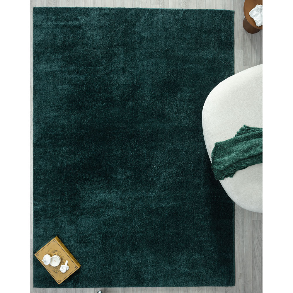 Desire Rugs Comfy Emerald Anti Slip Felt Backing Rug 200 x 280cm Image 6