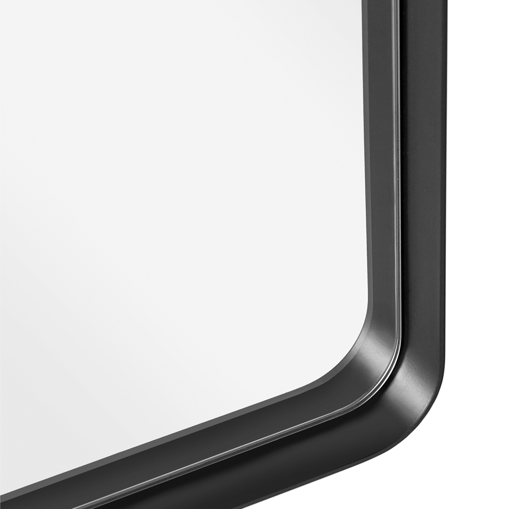 Julian Bowen Jaya Black Frame Wall Mirror 130 x 130cm Image 5