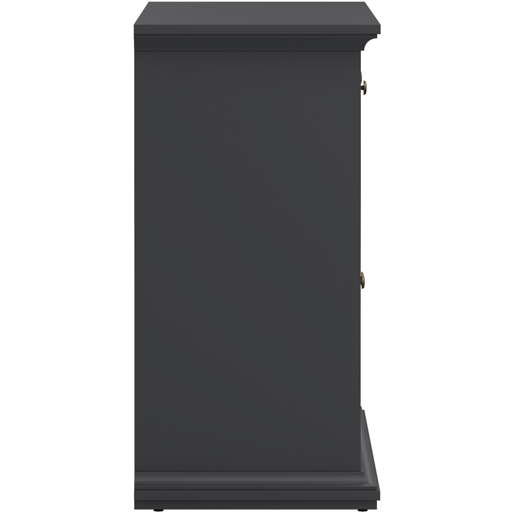 Florence 3 Door 3 Drawer Matt Grey Sideboard Image 3