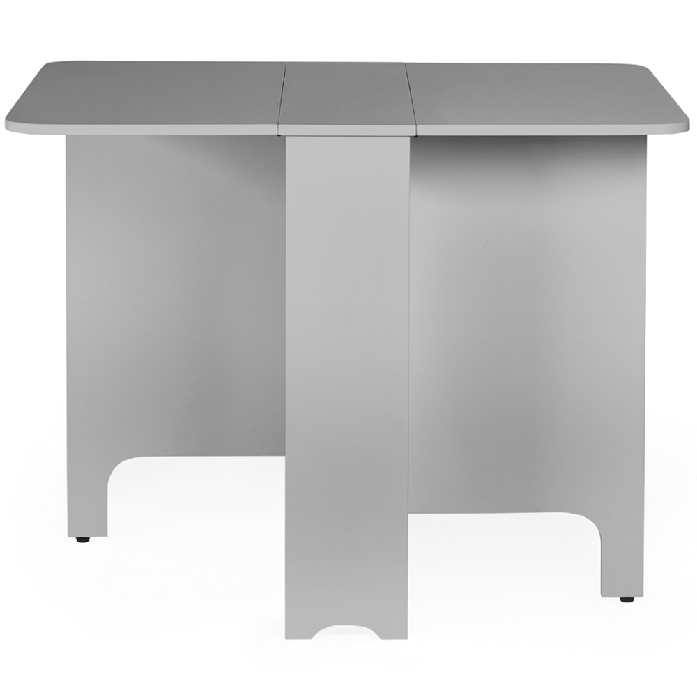 Julian Bowen Gatan 2 Seater Grey Small Gateleg Table Set Image 3