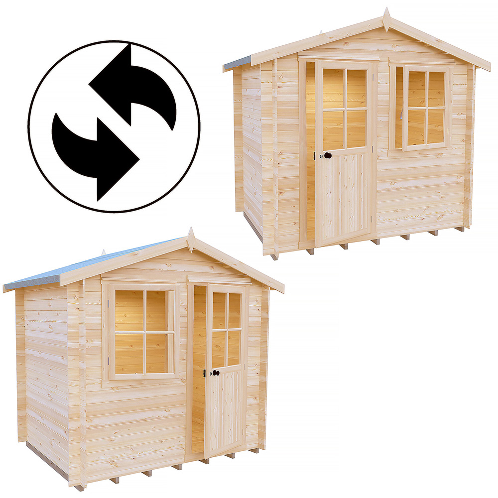 Shire Avesbury 8 x 6ft Wooden Log Cabin Image 6