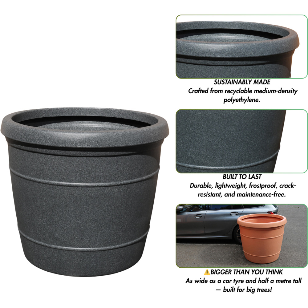 Trifibre Kensington Jumbo Granite Planter 528L Image 6