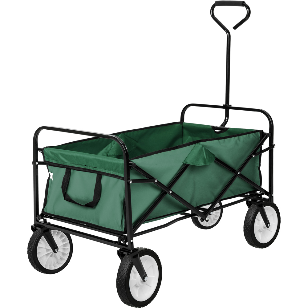 tectake Green Garden Trolley 80kg Image 1