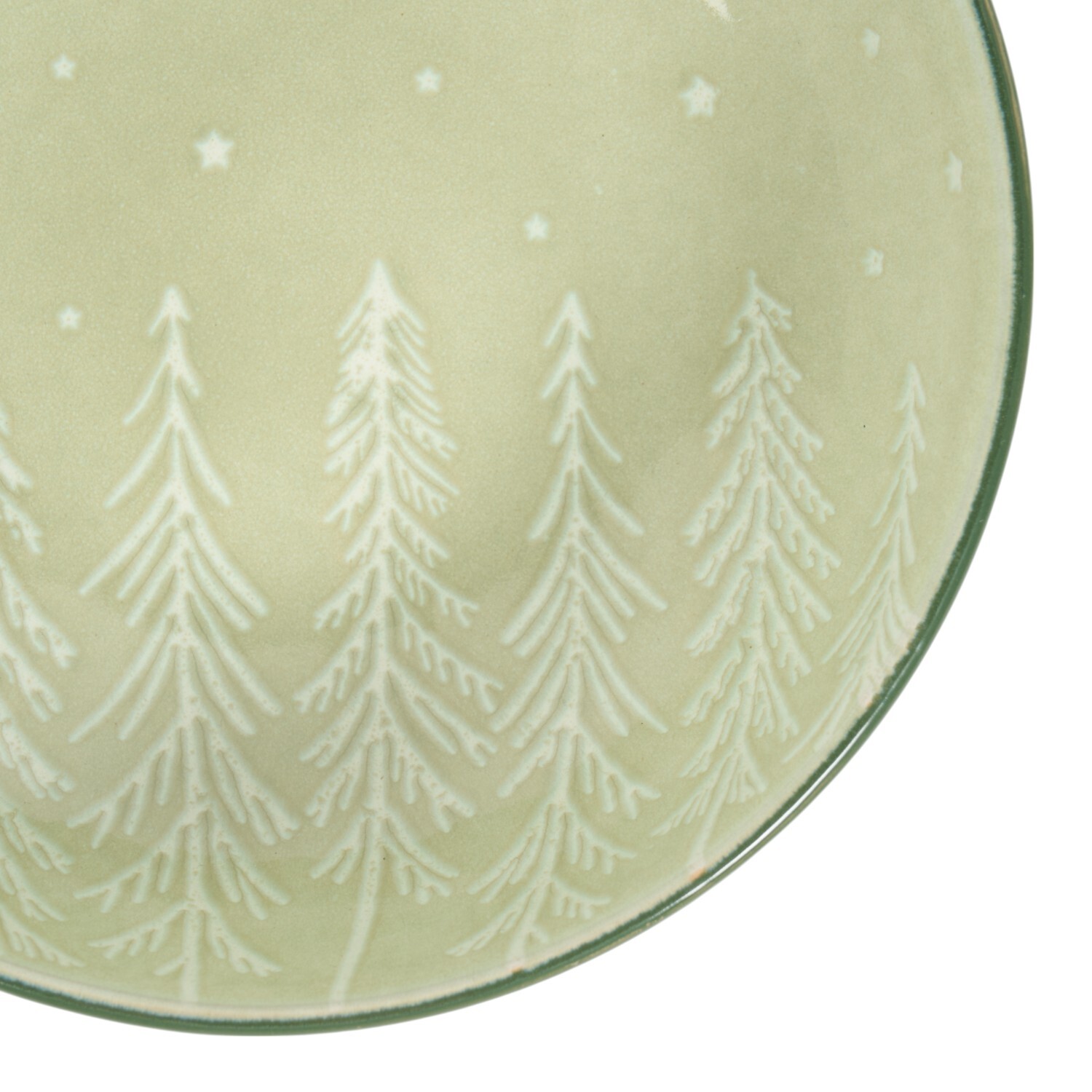 Nordic Tree Large Serving Bowl Sage Image 6
