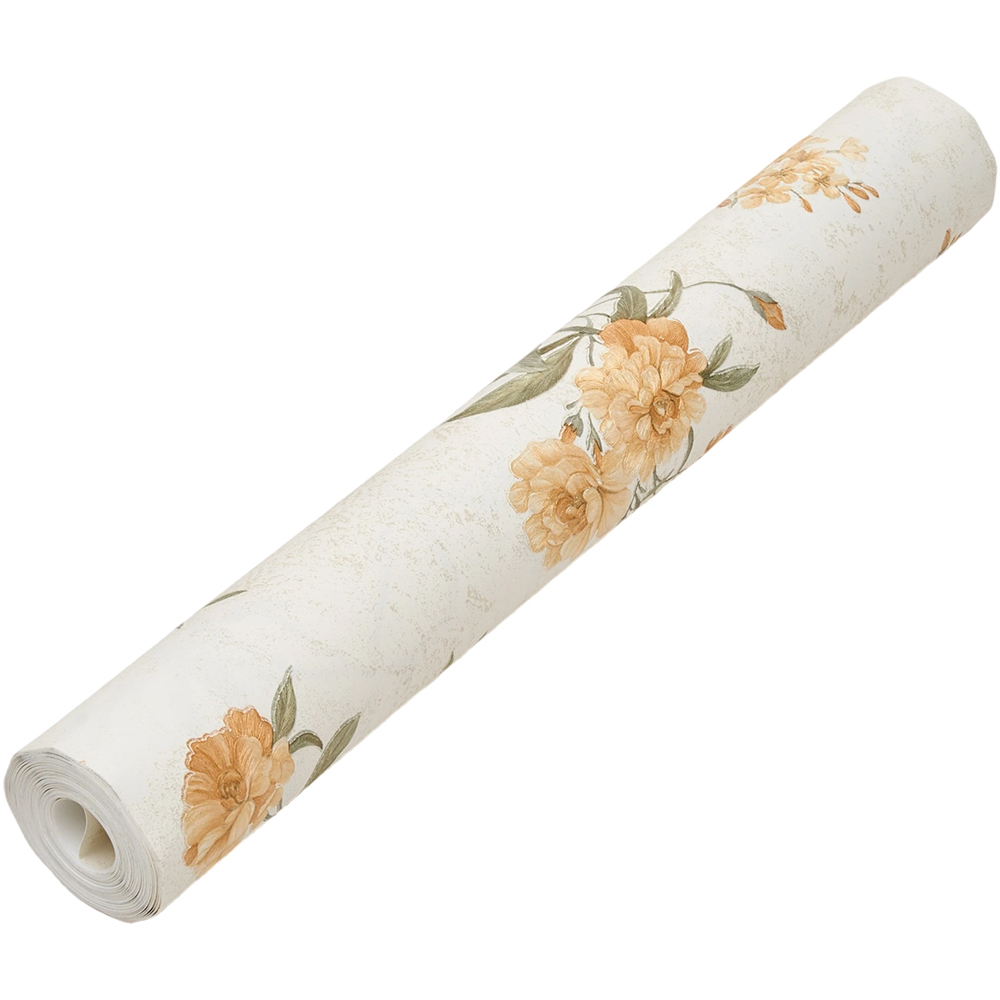 Living and Home Floral Pattern 3D Embossed Non-Pasted Non-Woven Wallpaper Image 3