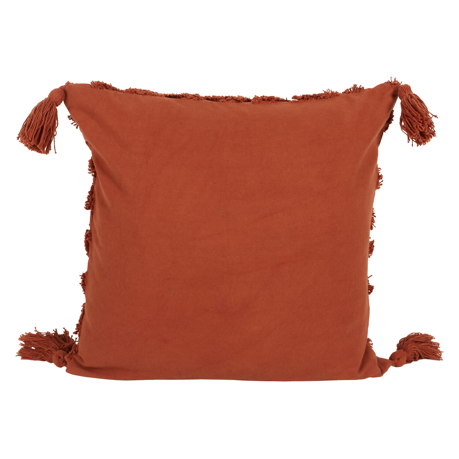 Tangier Rust Tufted Cushion  Rust Image 2