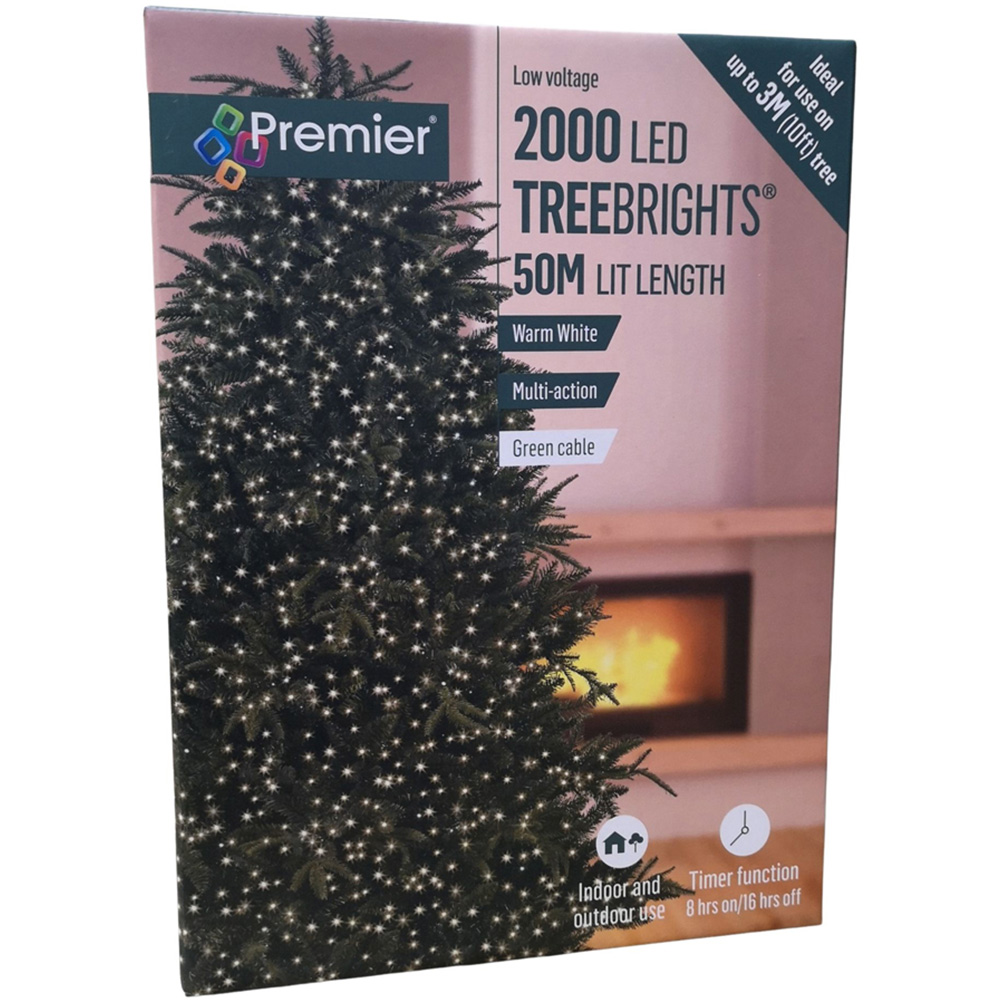 Samuel Alexander TreeBrights 2000 Warm White LED String Light 50m Image 8