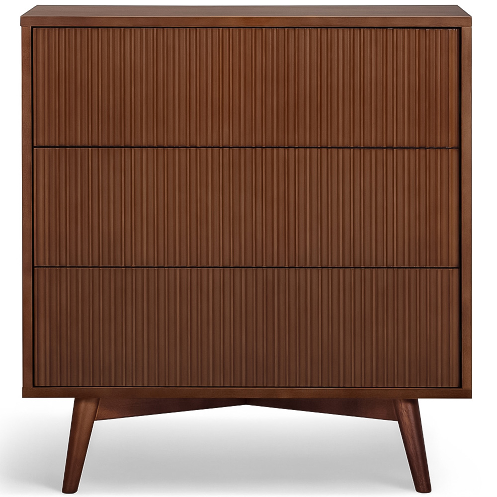Teamson Home Tremolo 3 Drawer Walnut Dresser Image 3
