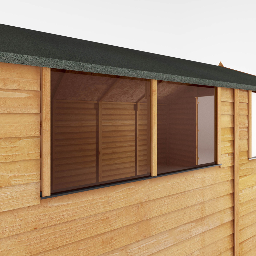 Mercia 10 x 8ft Double Door Overlap Apex Shed Image 5