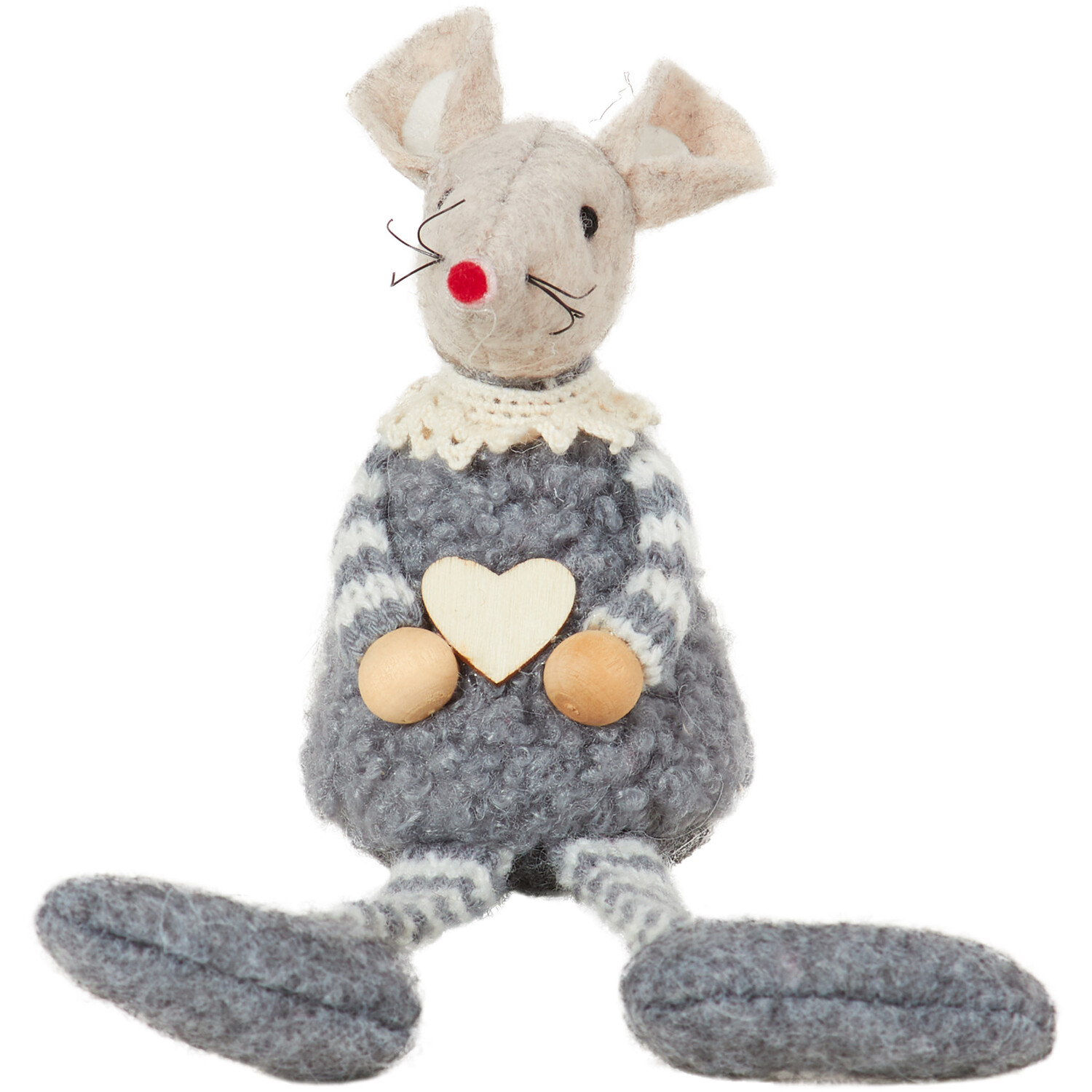 Hanging Heart Mouse Christmas Decoration Image 5
