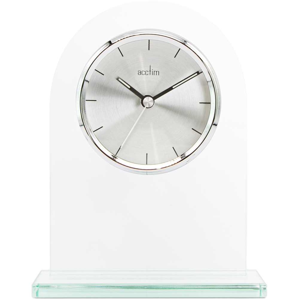 Acctim Ledburn Glass Mantel Table Clock Image 1