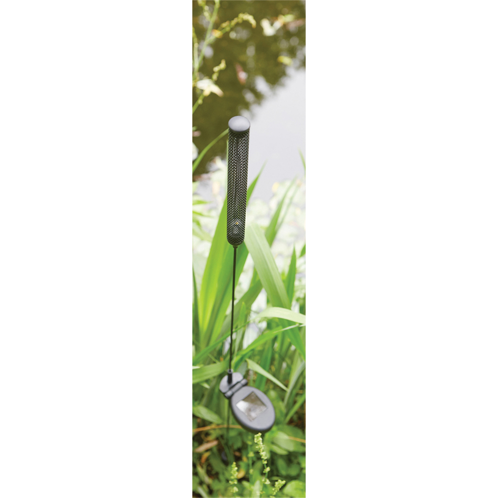 Luxform Stick Black LED Solar Garden Spike Light Image 2