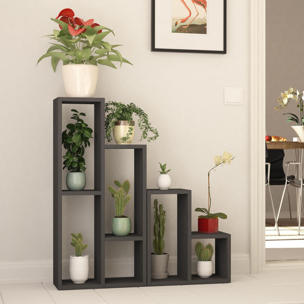 Decortie Sule Anthracite Plant Stand 2 Pack Image 4