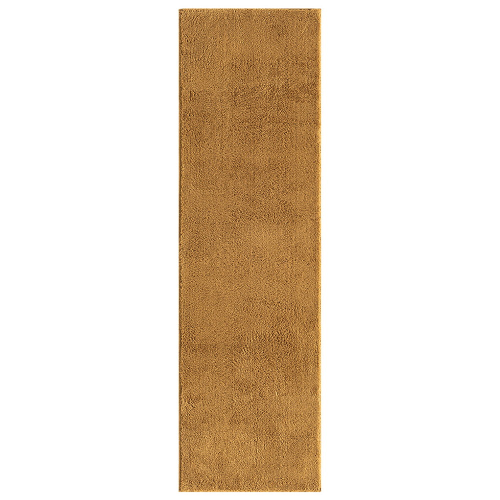 Desire Rugs Comfy Gold Anti Slip Felt Backing Rug 60 x 200cm Image 1