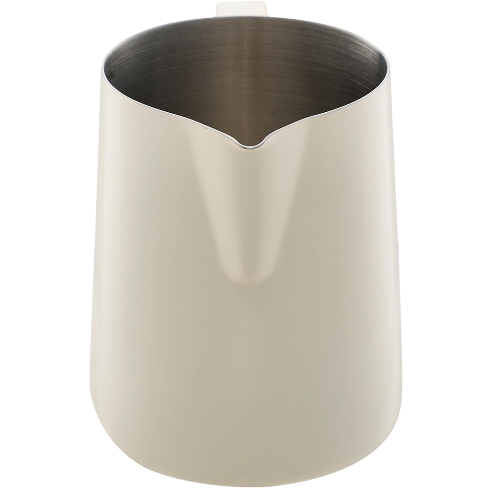Living and Home White Stainless Steel Milk Frothing Jug 600ml Image 3