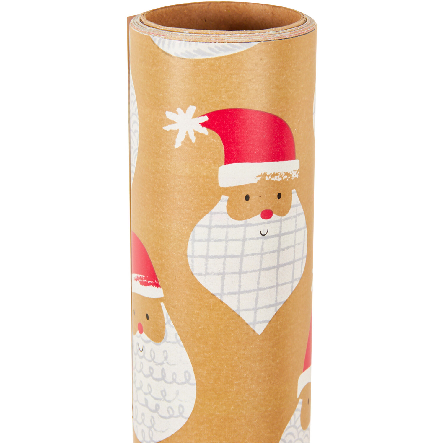 Christmas Kraft Characters Gift Wrap 8m - Brown Image 5