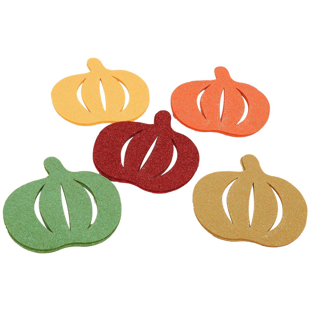 Single The Fall Collection Autumn Glitter Felt Shapes in Assorted styles Image 7