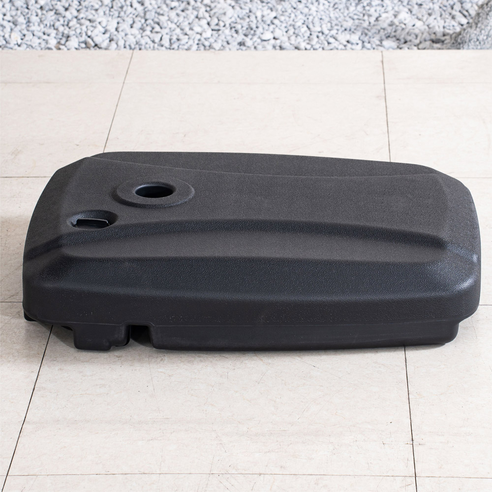 Direct Wicker Black Water and Sand Filled Parasol Base 60kg Image 4