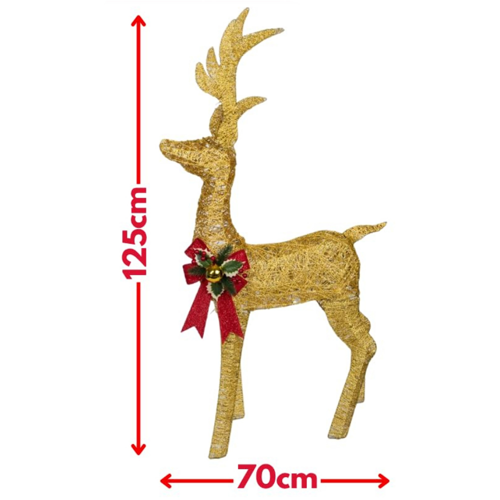 Marco Paul 81 Warm White LED Standing Reindeer Christmas Decoration Image 3