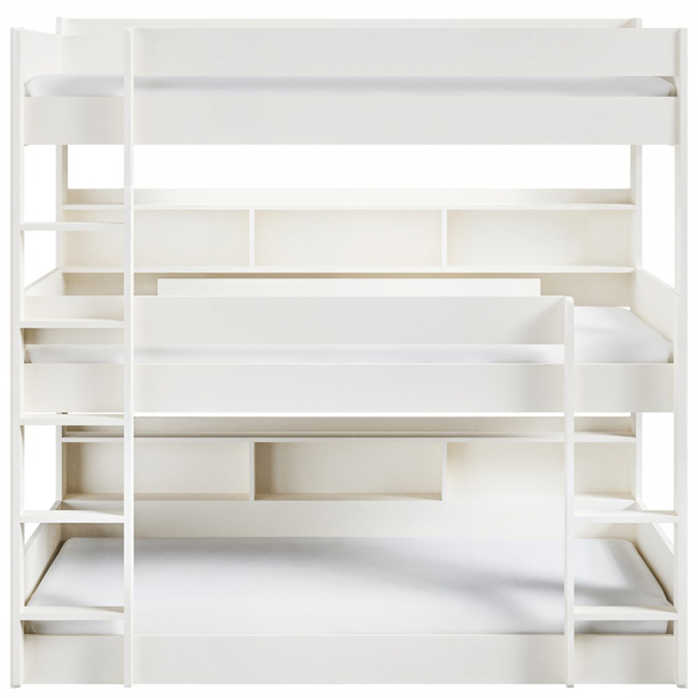 Noomi Clara White Triple Bunk Bed Image 3