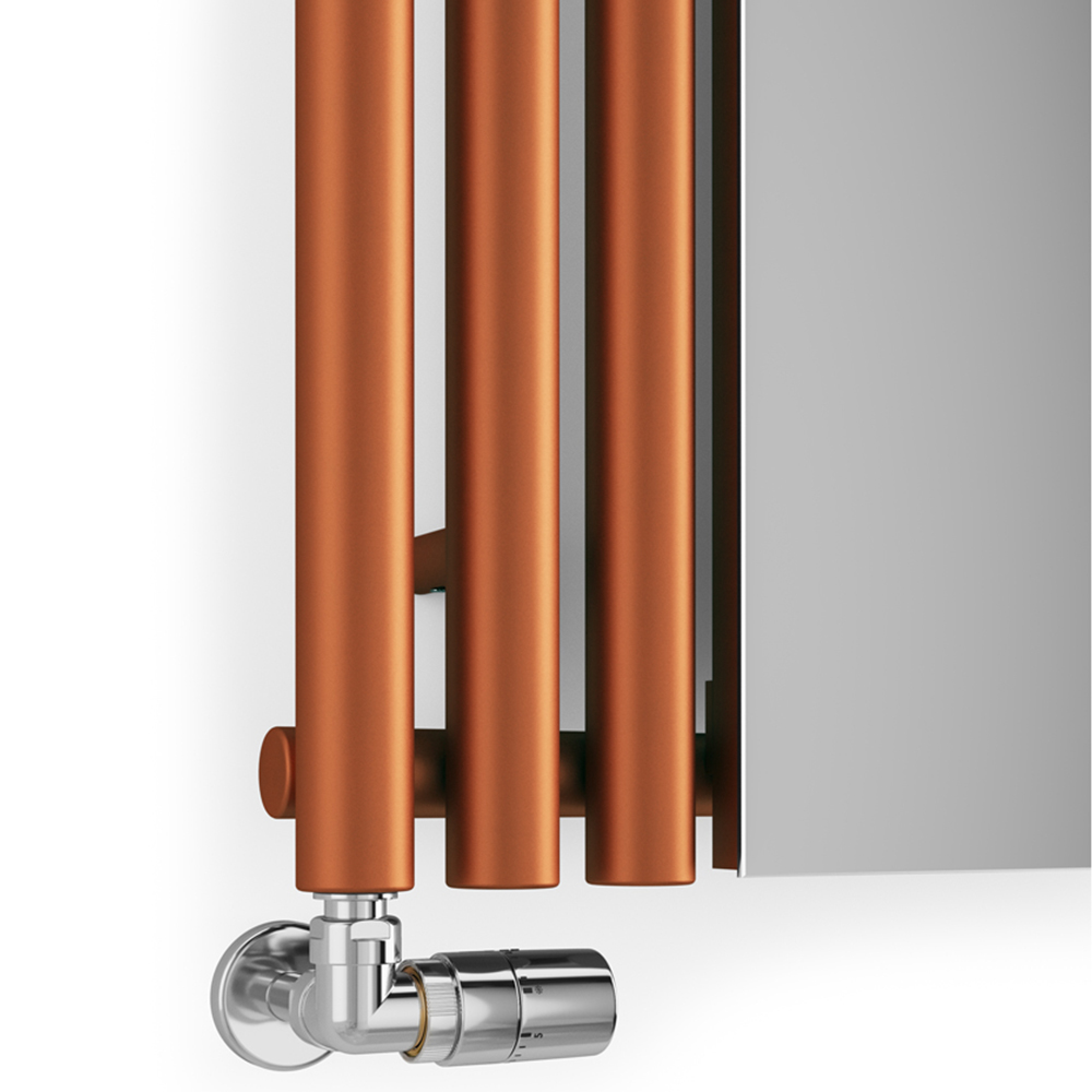 Terma Rolo Mirror 2854 BTU True Copper Radiator 1800 x 590mm Image 4