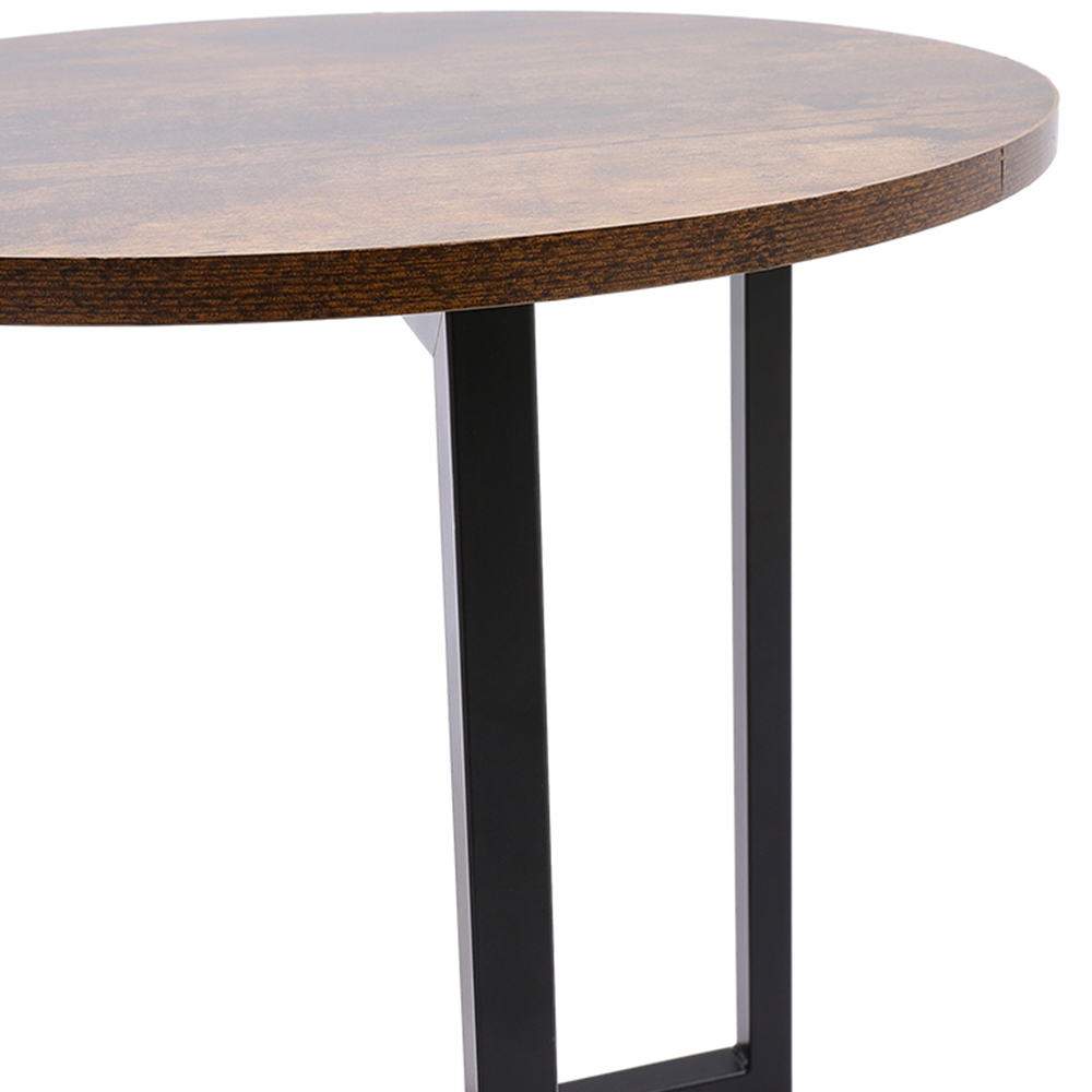 Living and Home Set of 2 Round and Triangular Nest of Tables Image 5