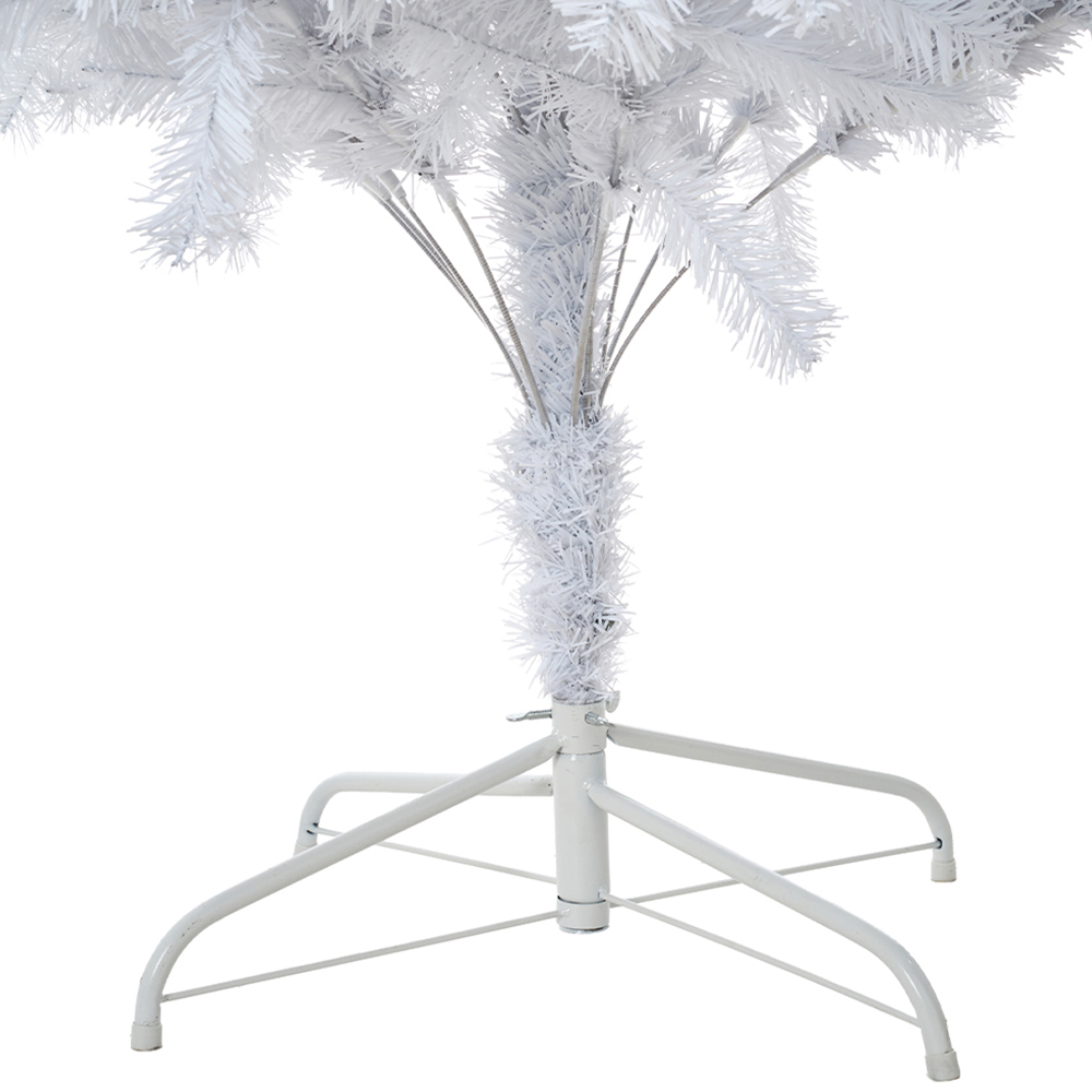 Living and Home Metal Base Snow-Flocked Artificial Christmas Tree 6.8ft Image 5