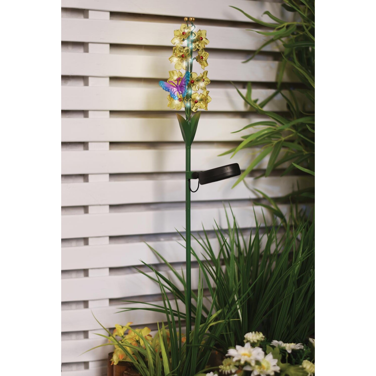 Solar Bloom Floral Stake Light Image 6