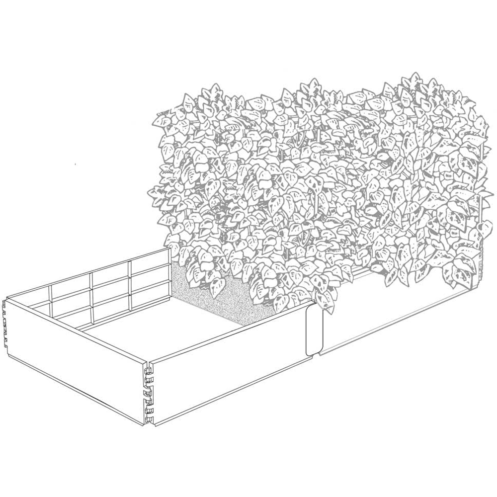 Thompson & Morgan Garden Raised Bed Extension 120 x 100 x 100cm Image 3