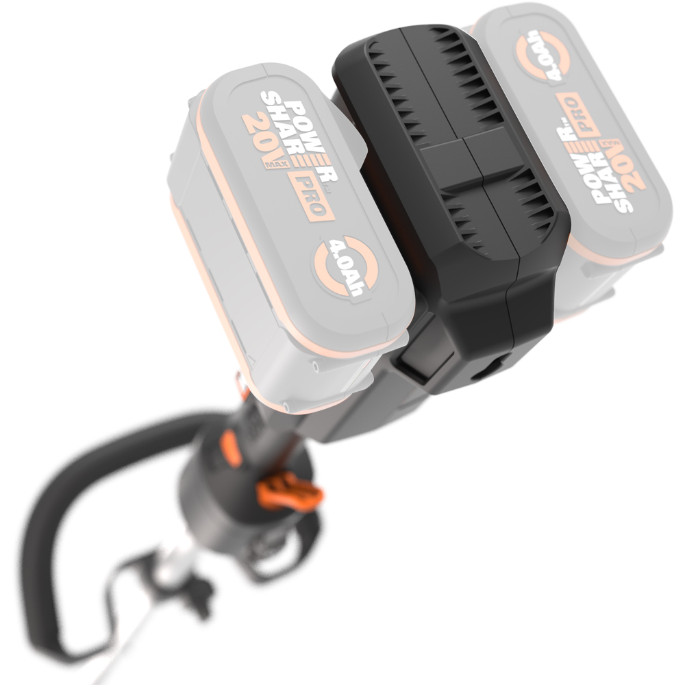 Worx WG185E.9 40V Cordless Brushless 38cm Grass Trimmer Bare Unit Image 4