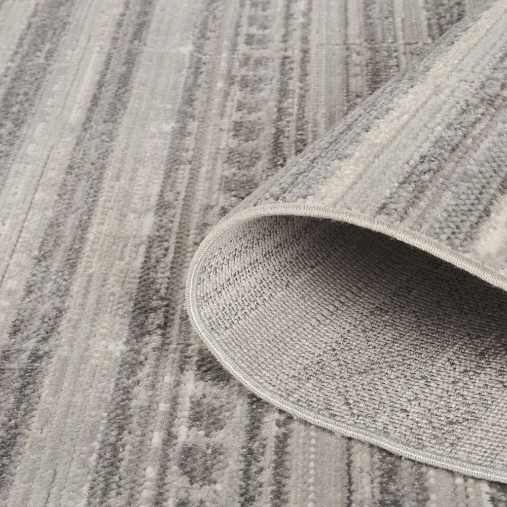 Desire Rugs Maia Grey Motif Non Slip Rug 60 x 220cm Image 4