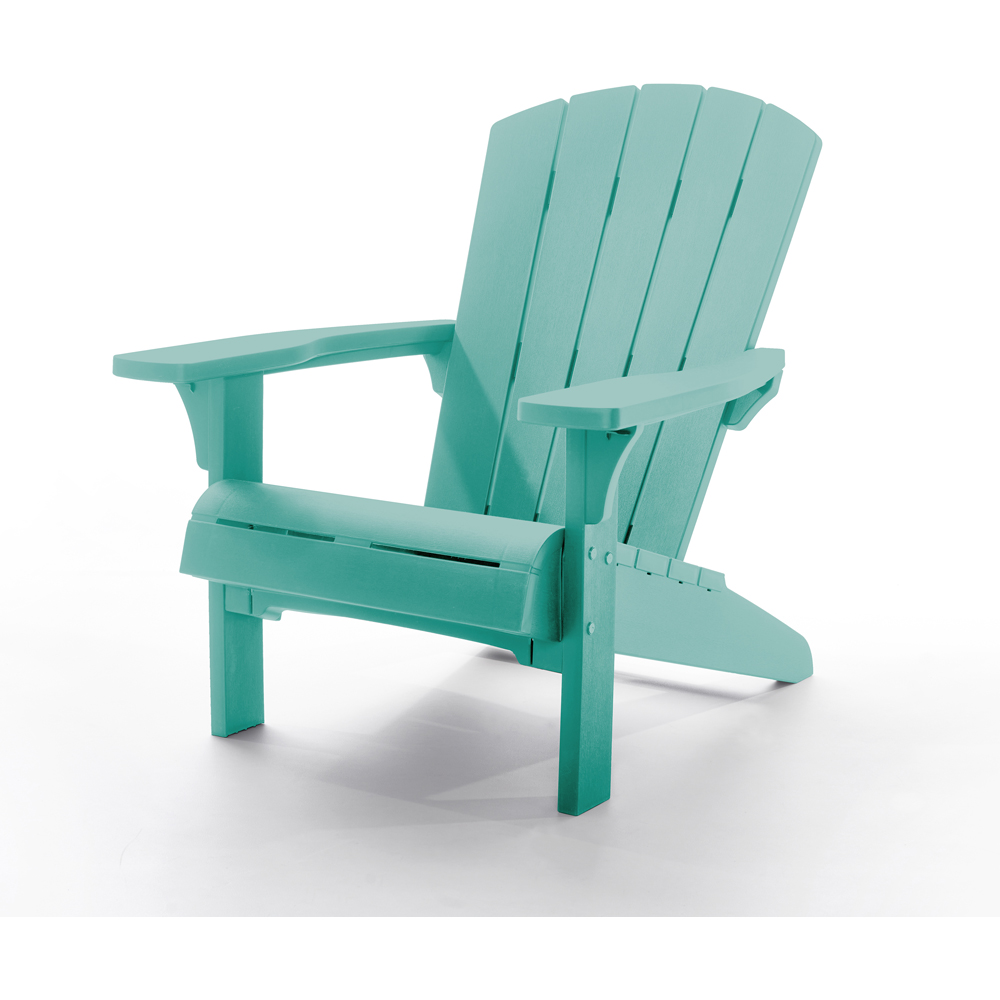 Keter Troy Aqua Teal Adirondack Chair Image 2