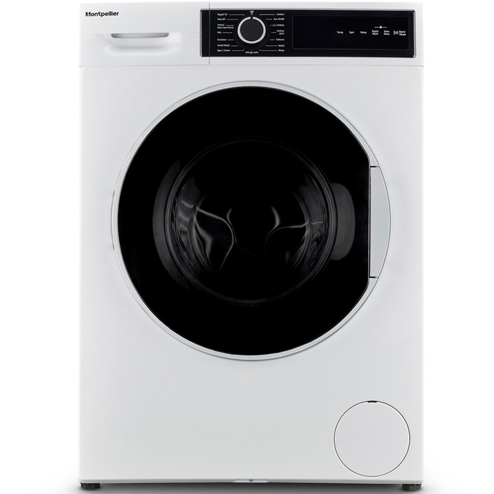 Montpellier MWM814BLW 8kg White Wide Washing Machine Image 3