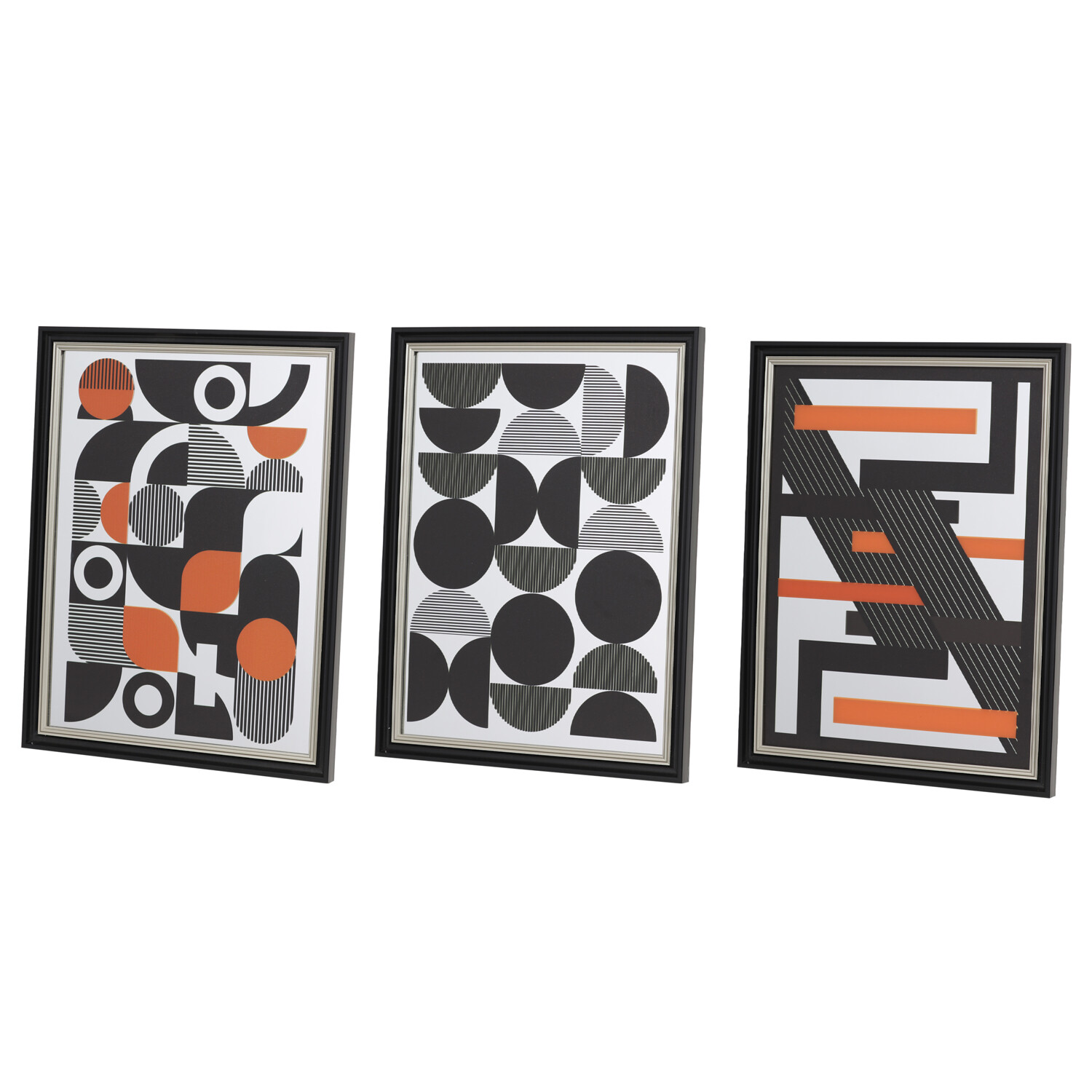 Geometric Mirrored Wall Art Multicolour Image 6