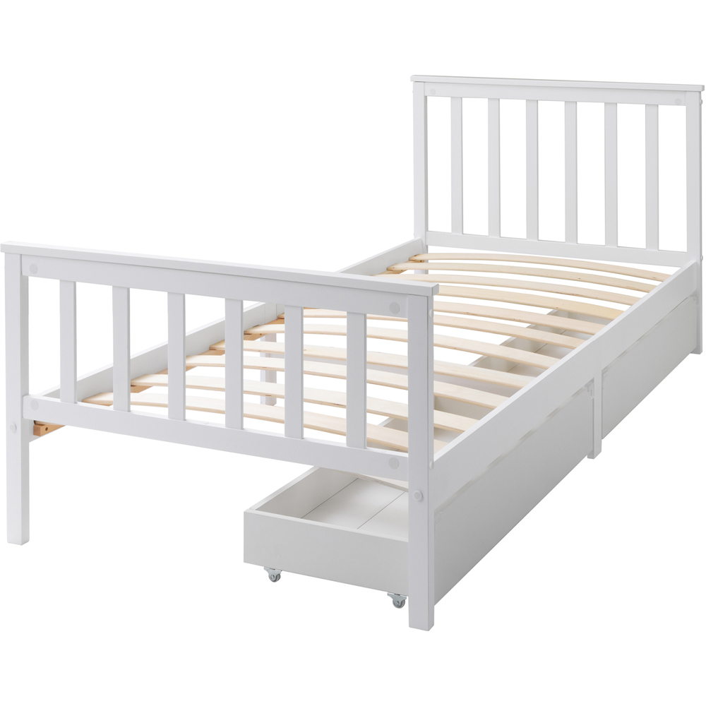Noa and Nani Joli White Underbed Storage Drawer Set of 2 Image 7