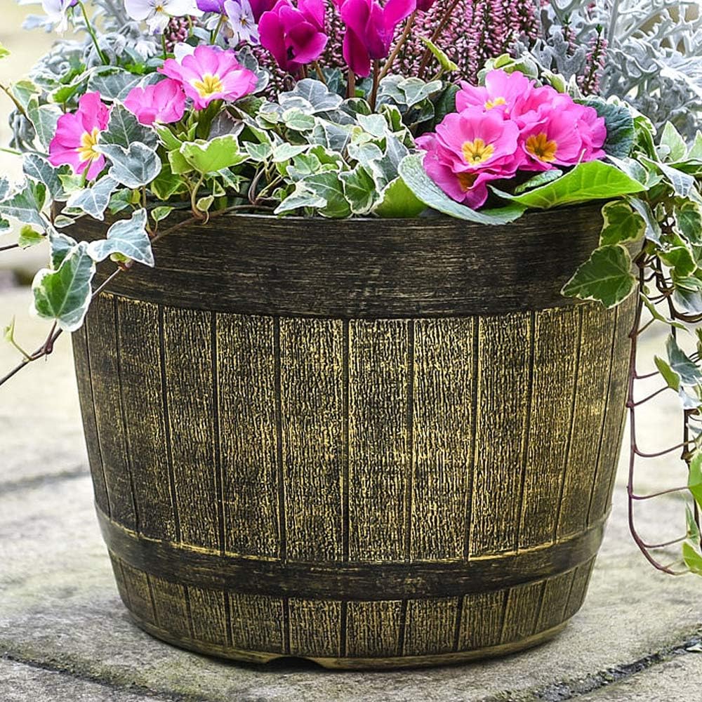 Garden Gear Whiskey Barrel Pot 30cm Image 2