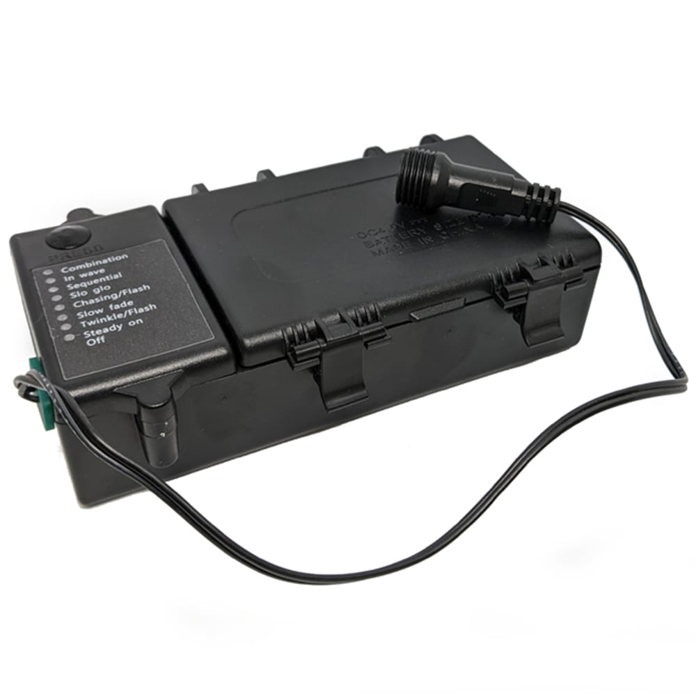 Best Artificial 300 Warm White Multi Function Battery Powered Clear String Light Image 2