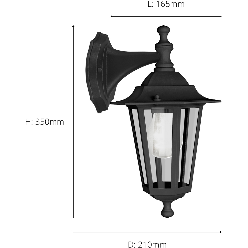 EGLO Laterna 4 Black Downlight Image 4