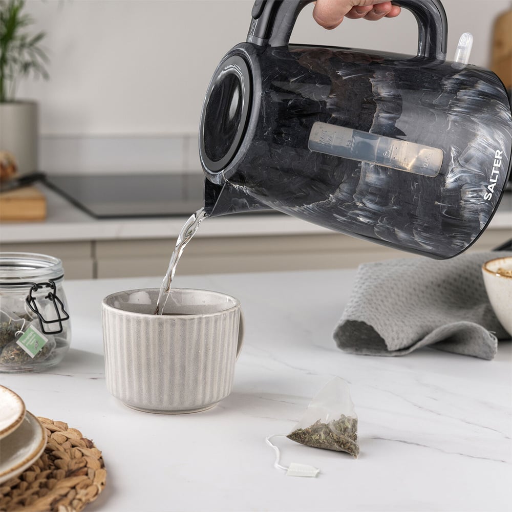 Salter Marble Rapid Boil Kettle - Black Image 2