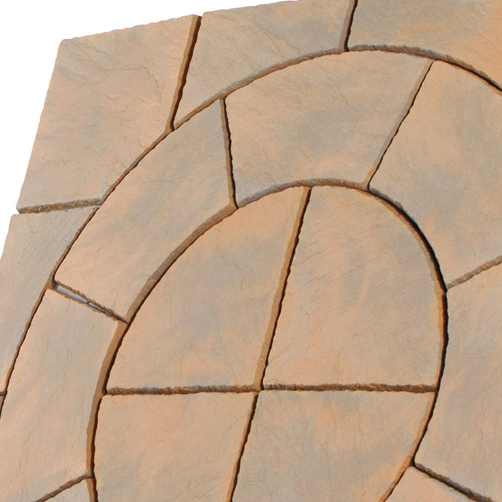 Bowland Stone Chalice Circle Kit 3.24m2 Honey Brown Image 2