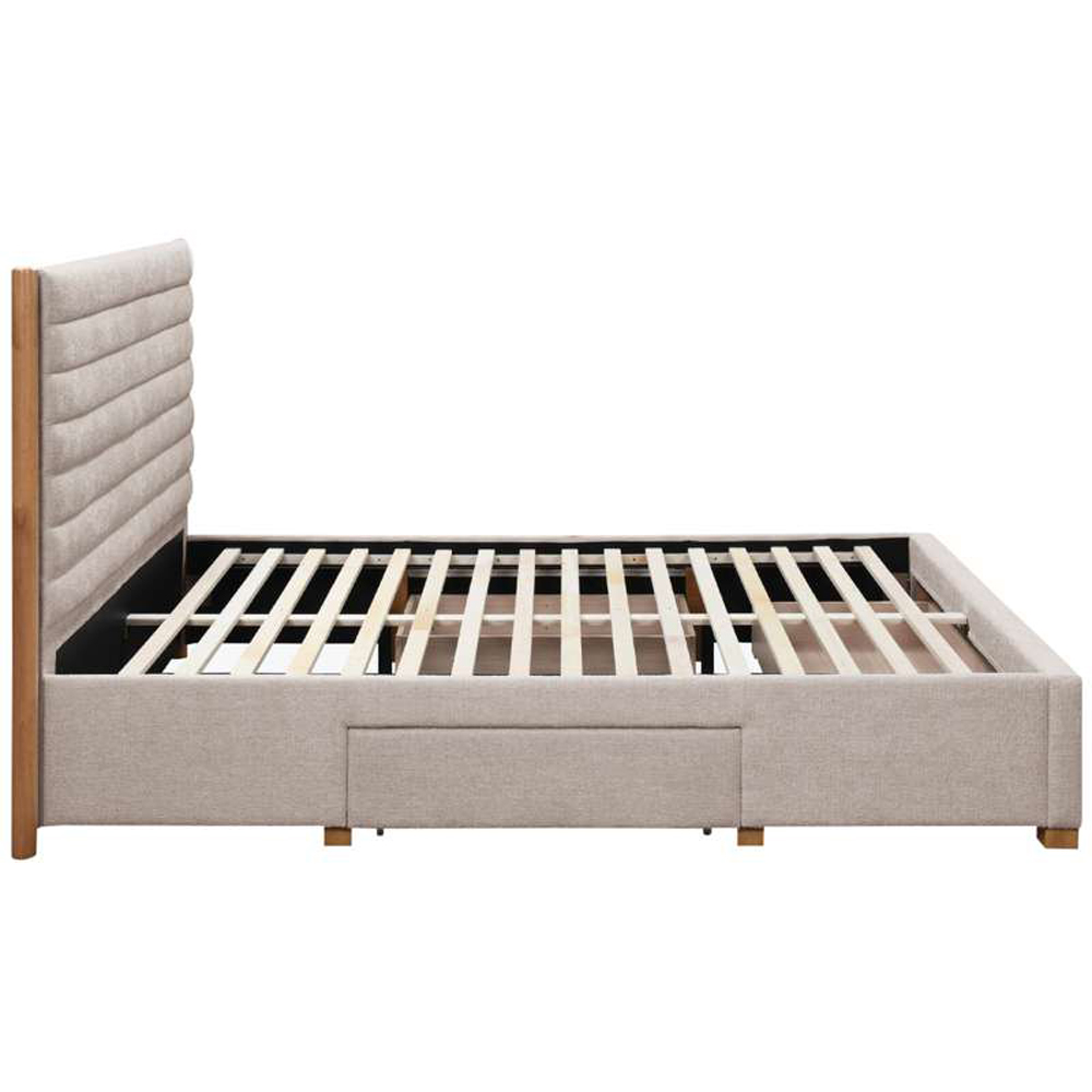 Birlea Arabella King Size Grey Velvet Bed Image 4