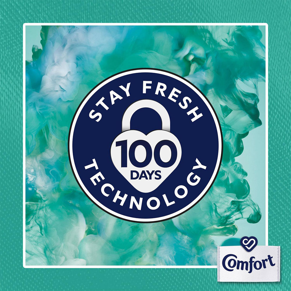 Comfort Creations Waterlily and Lime Lasting Fragrance Fabric Conditioner 30 Washes 900ml 4 Pack Image 6