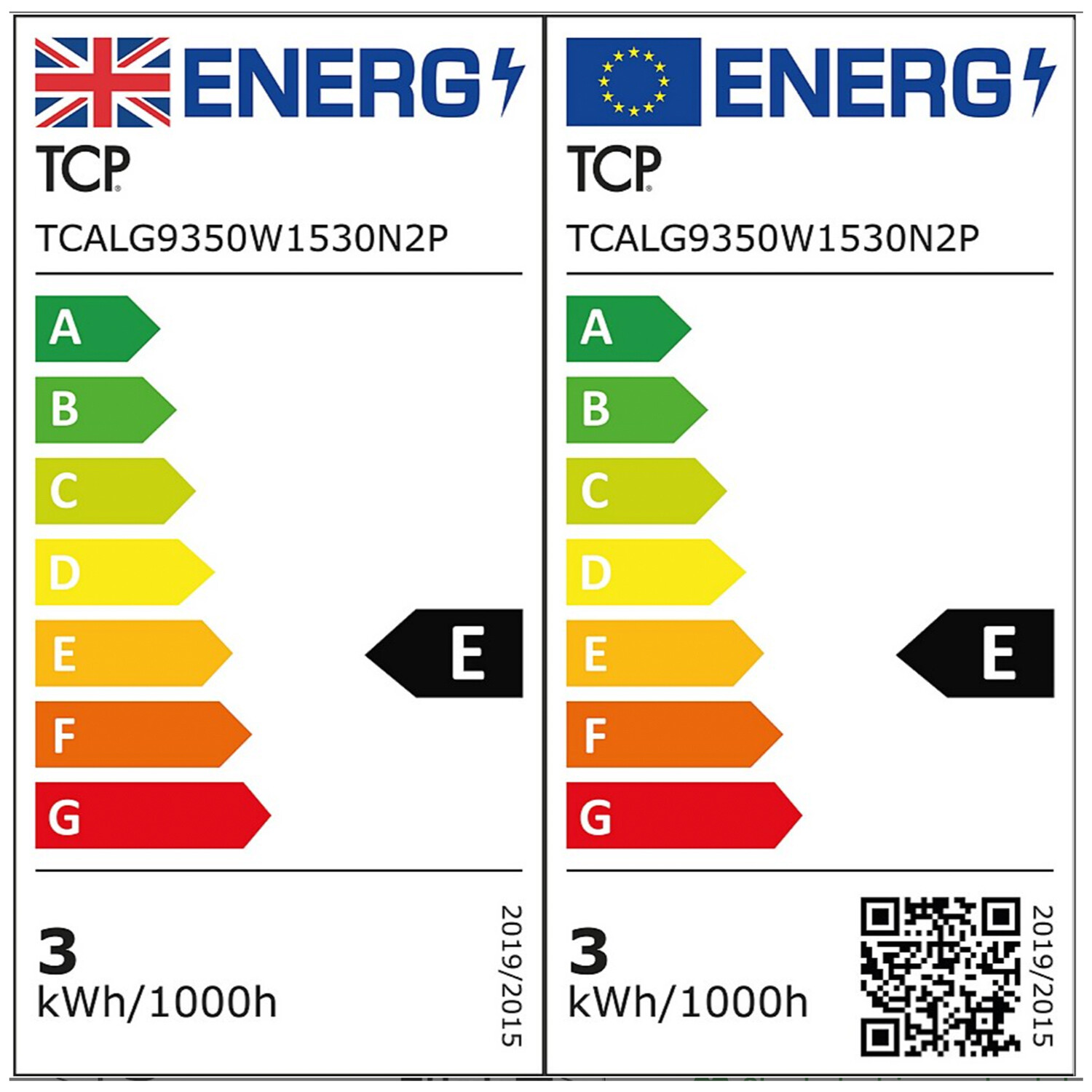 Pack of 2 TCP LED G9 350L Bulbs Warm White Image 3