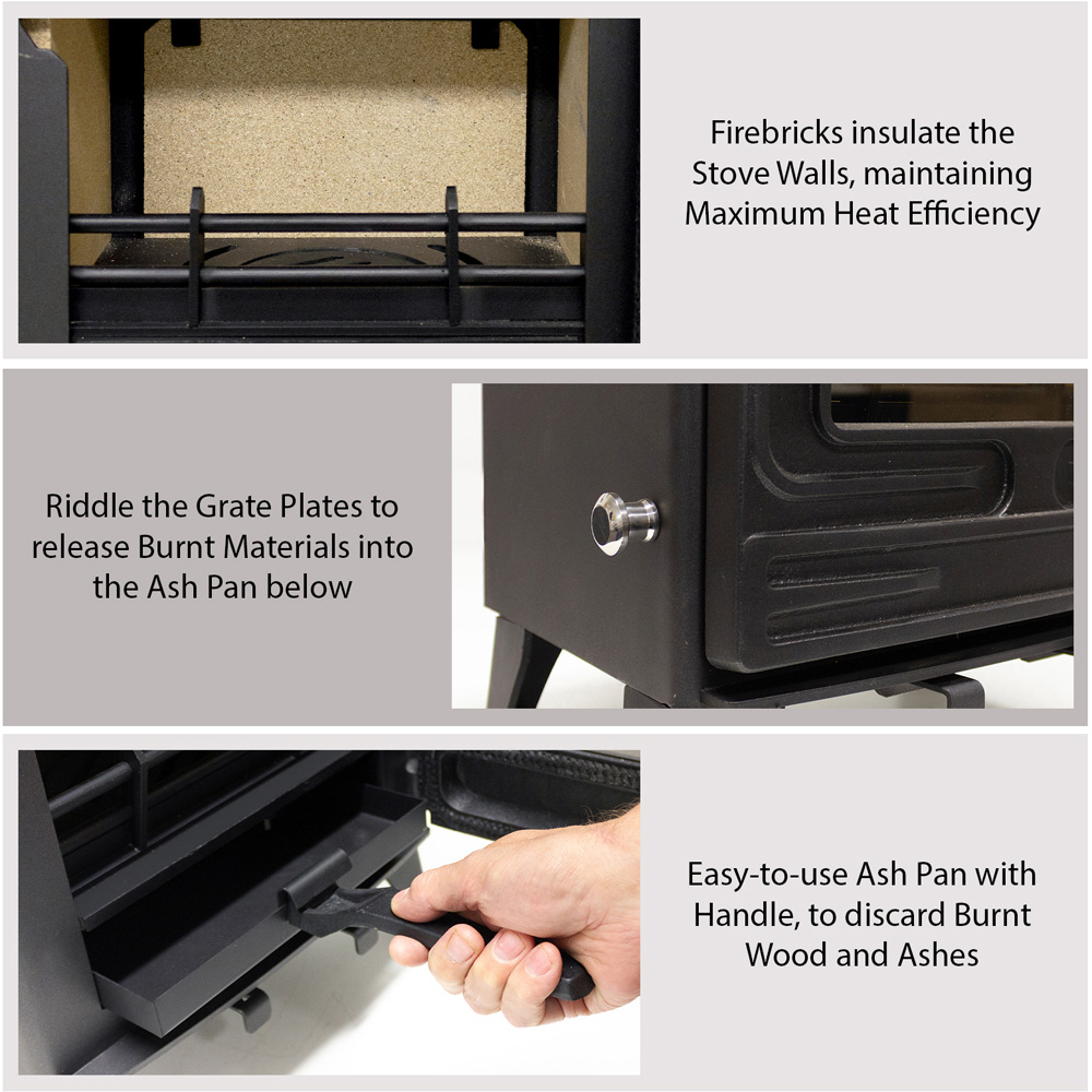 RoyalFire Steel Eco Multifuel Stove 5kW Image 6